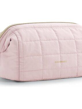Makeup Bag Travel Toiletry Bag, Puffy Padded Make Up Bags for Women Makeup Organ
